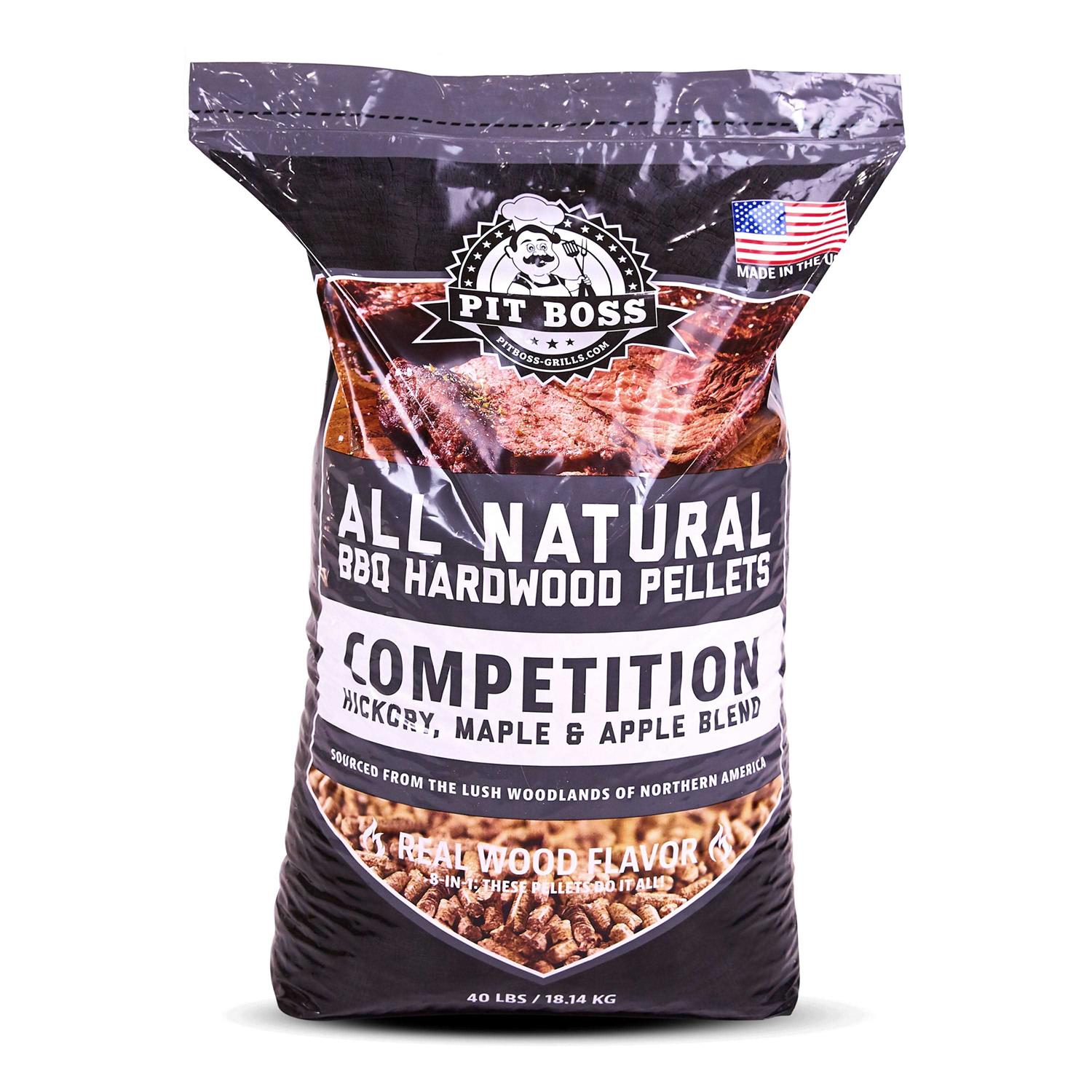 Pit Boss 100% All-Natural Hardwood Competition Blend BBQ Grilling Pellets