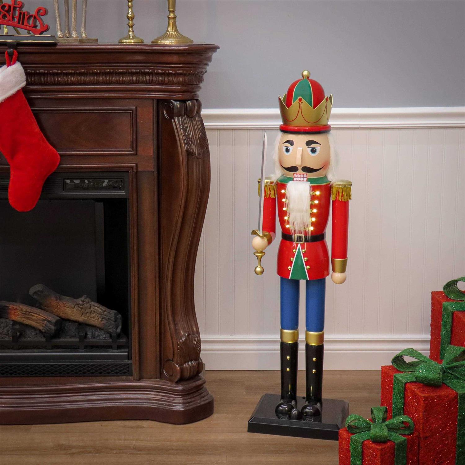 National Tree 42 Pre-Lit Nutcracker