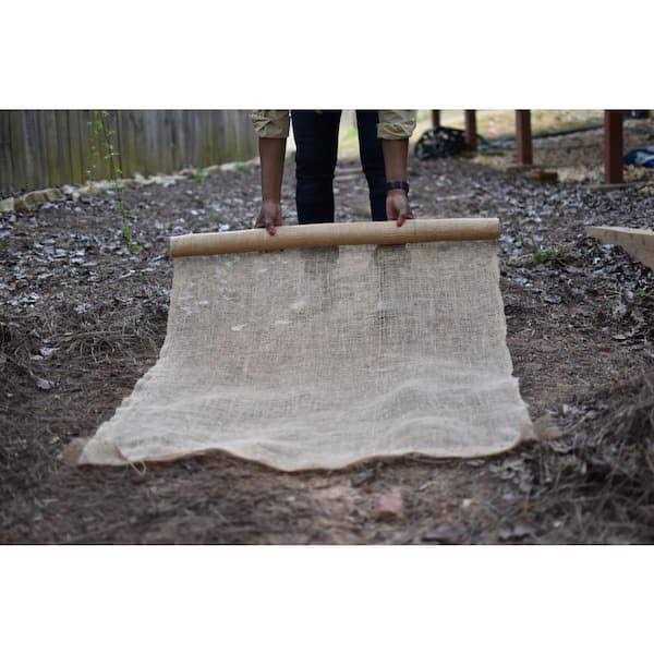 Vigoro 3 ft. x 24 ft. 100% Natural Burlap Landscape Fabric