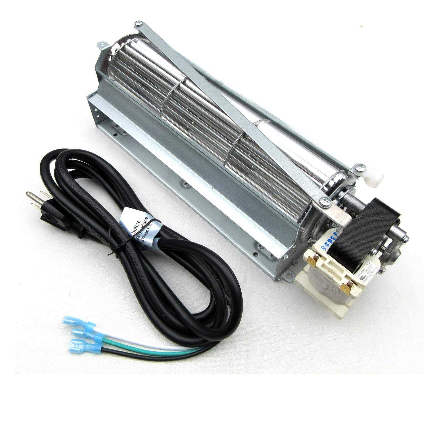 Direct Store Parts Kit DN116 GFK4 FK12 FK24 Replacement Fireplace Blower Fan with 3-prong power cord for Monessen