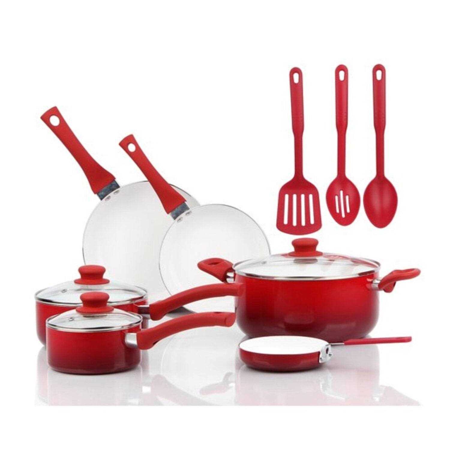 Mainstays Ceramic Nonstick 12 Piece Cookware Set