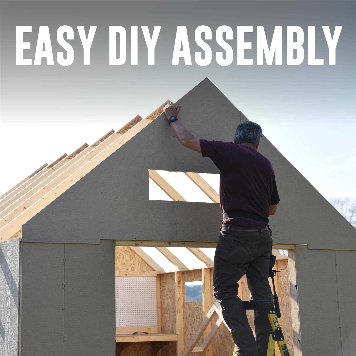 Heartland Coronado 12-ft x 8-ft Wood Storage Shed 195785