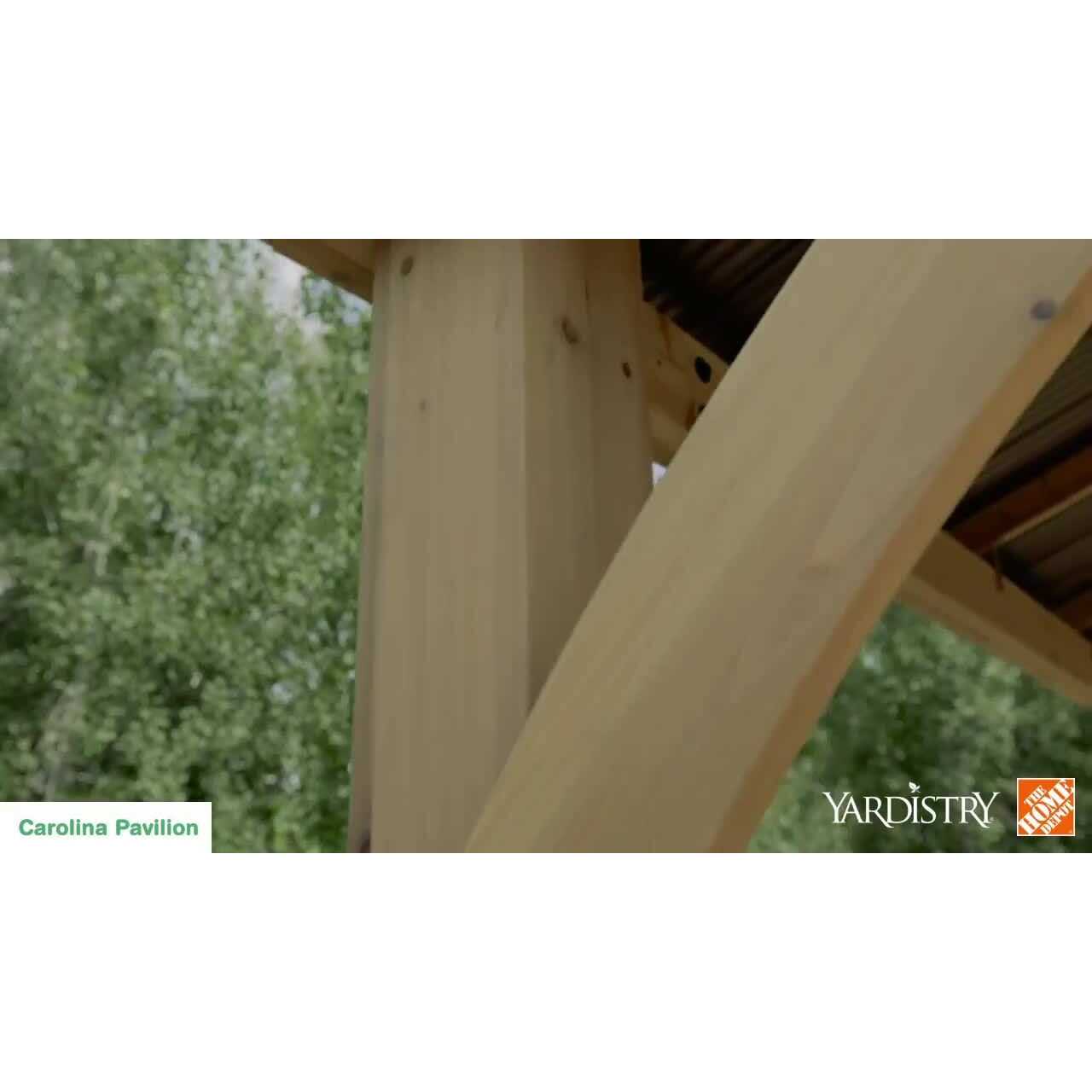 Yardistry Rain Gutter Kit for the 12 x Meridian Gazebo
