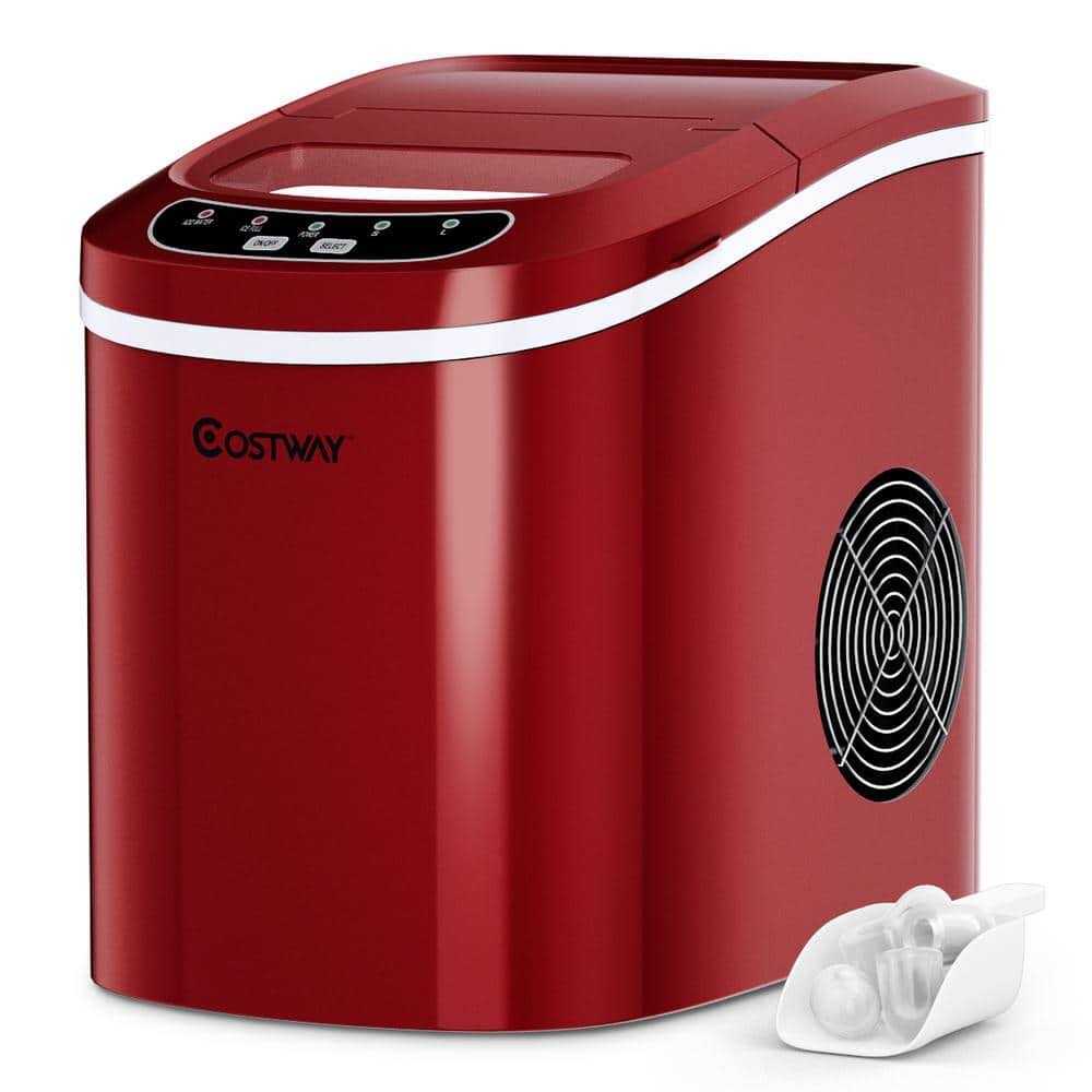 Costway Mini Portable Compact Electric Ice Maker Machine