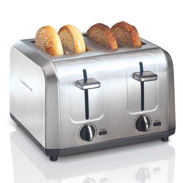 Hamilton Beach 4 Slice Toaster Brushed Stainless Steel