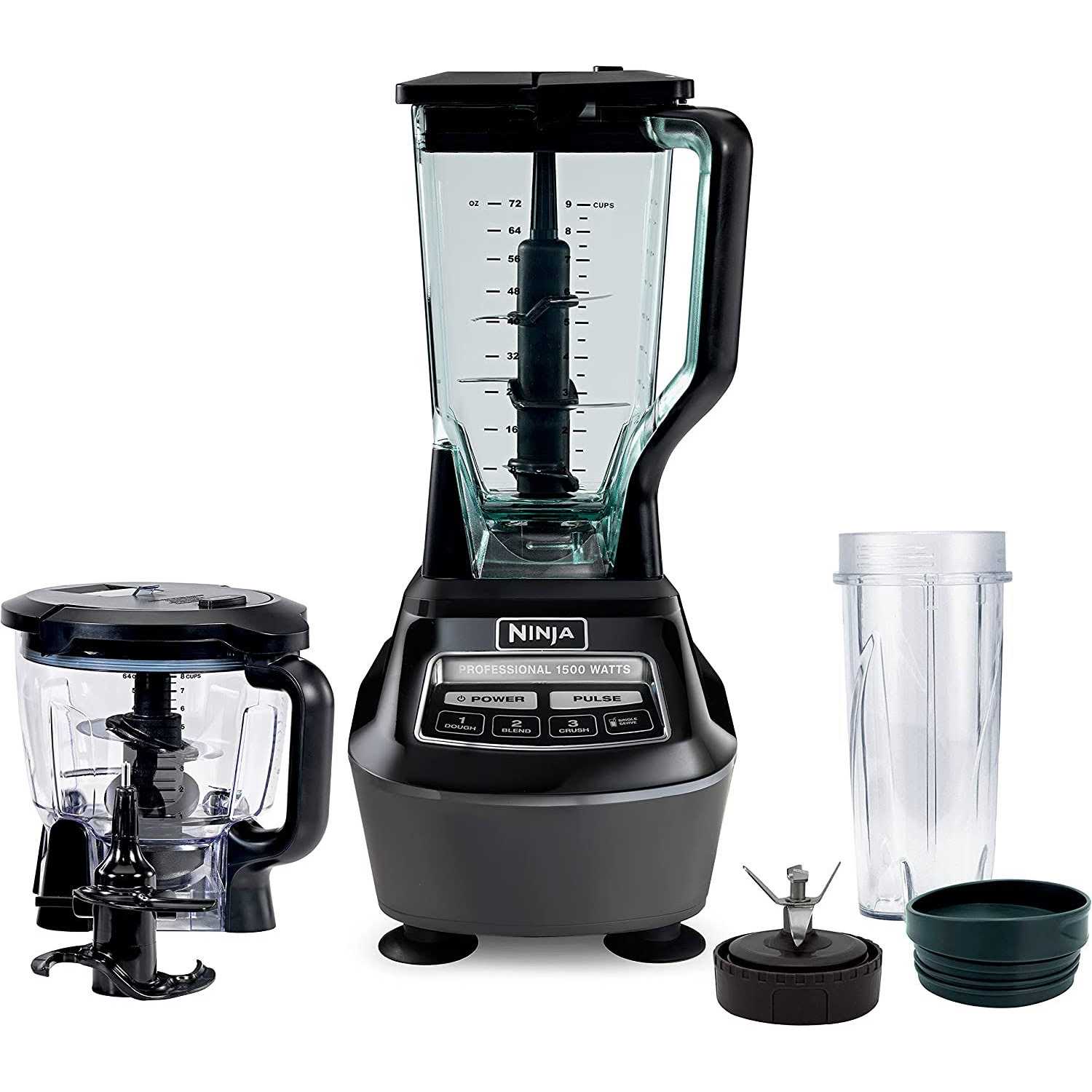 Ninja BL770AMZ Mega Kitchen System 72 oz. Pitcher 8-Cup Food Processor
