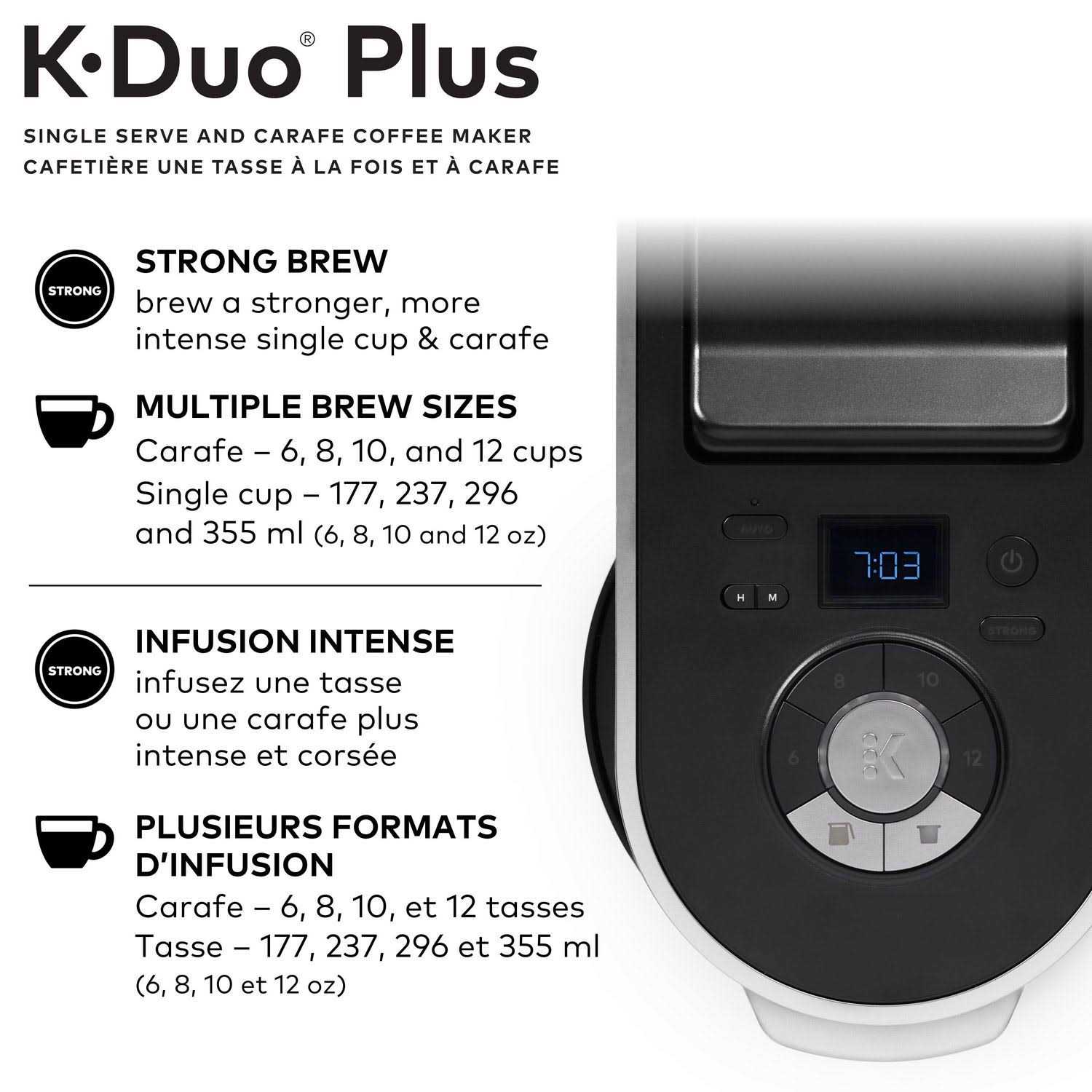 Keurig K-Duo Plus Single Serve & Carafe Coffee Maker