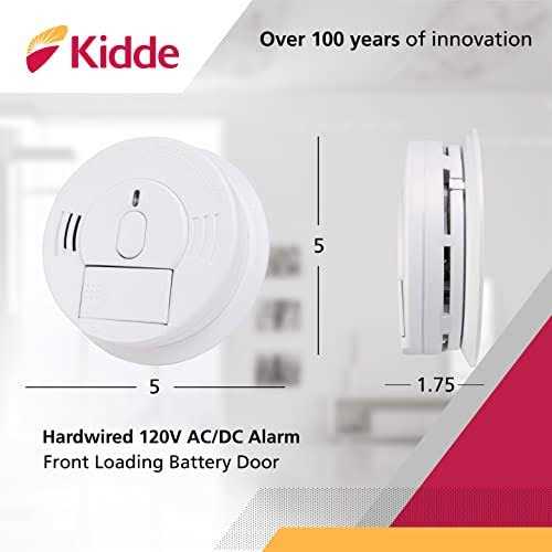 Kidde Smoke Detector Hardwired Smoke Alarm with Battery Backup i12060