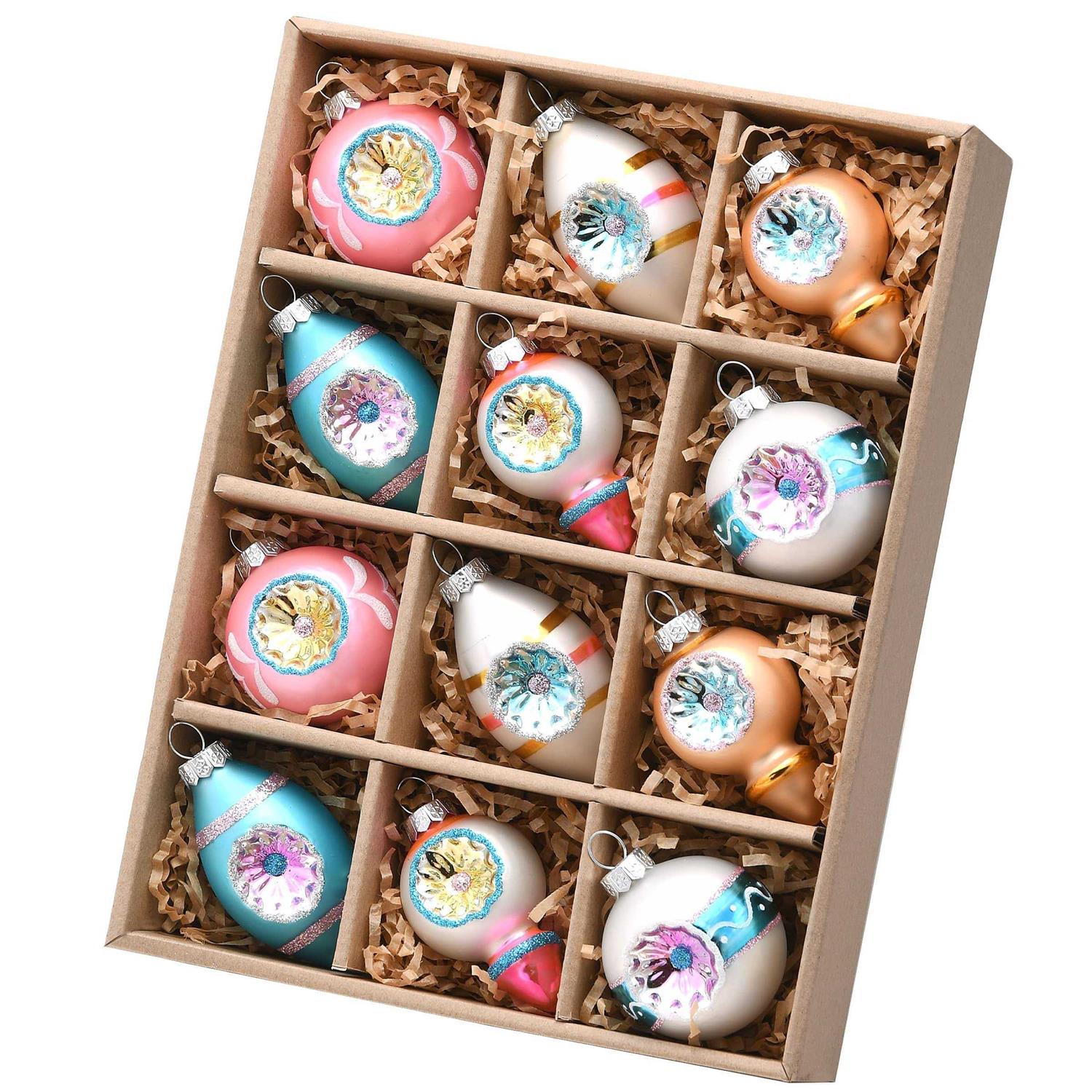 12ct National Tree Company 12-Piece Christmas Tree Mini Ornaments Set