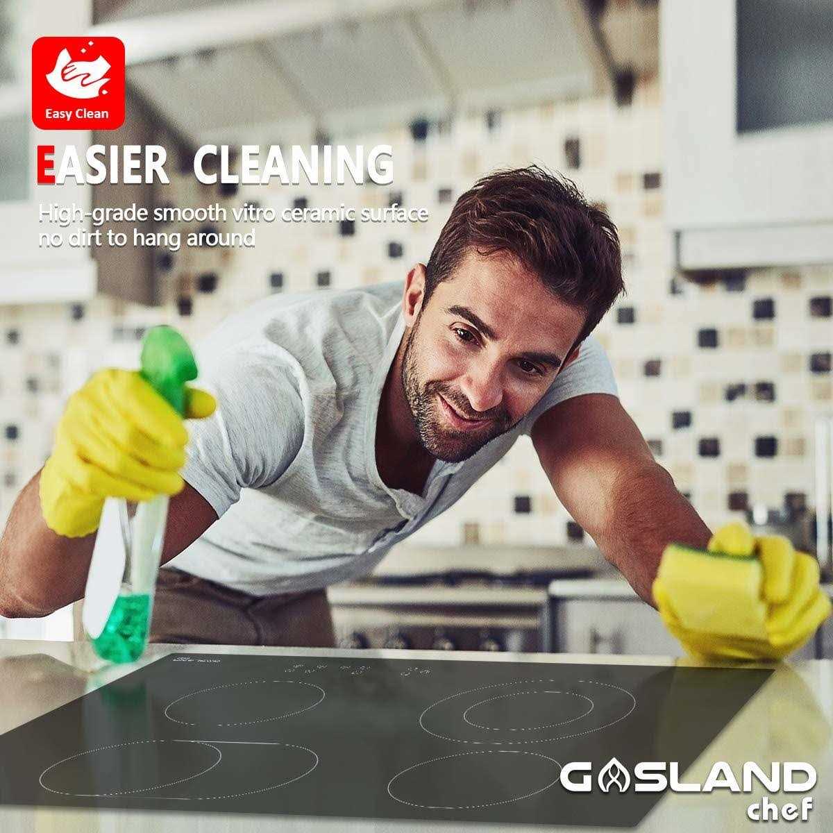 GASLAND Chef 30 Inch 4 Burner Sensor Touch Radiant Ceramic Cooktop