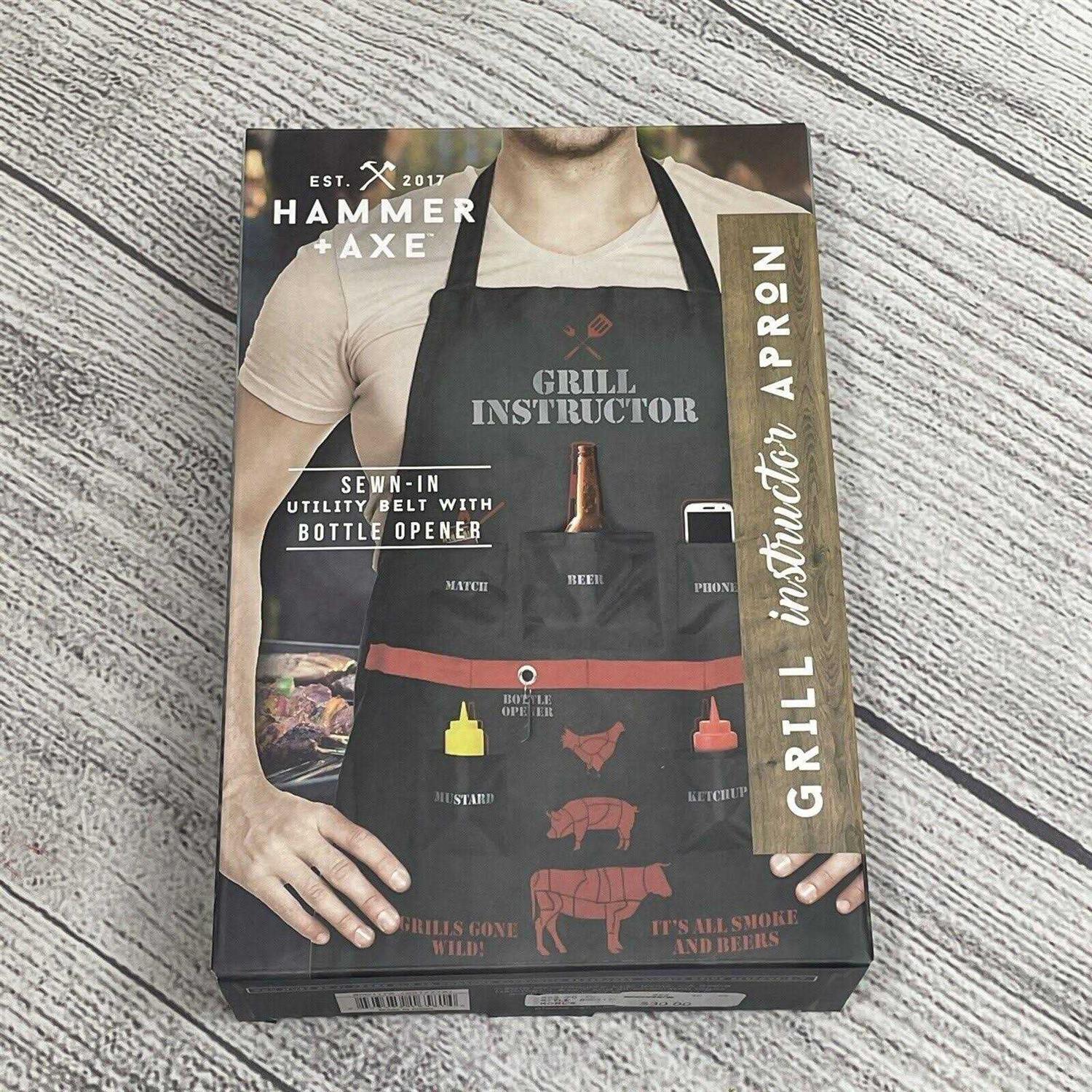 Hammer + Axe Grill Instructor Apron