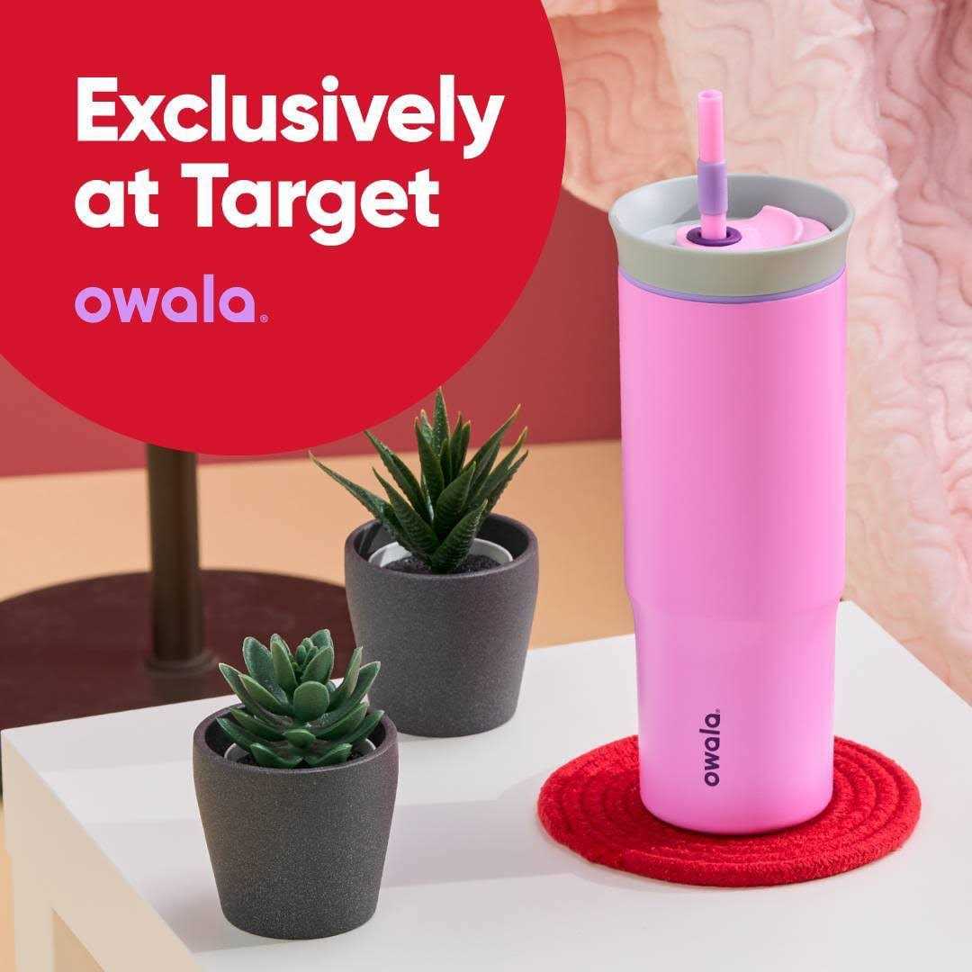 Owala 24oz Stainless Steel Straw Tumbler