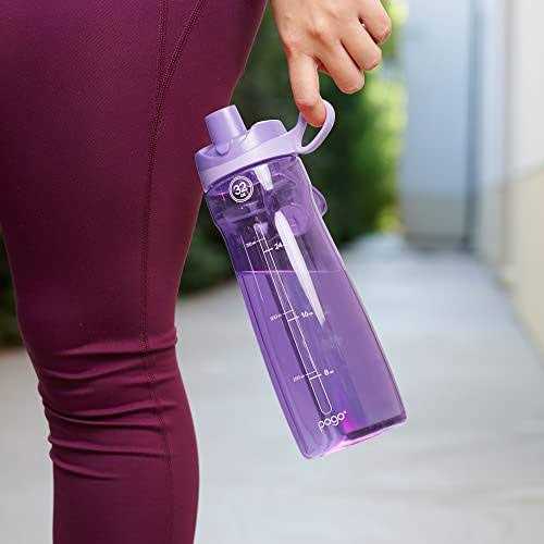 Pogo BPA-Free Plastic Water Bottle with Chug Lid
