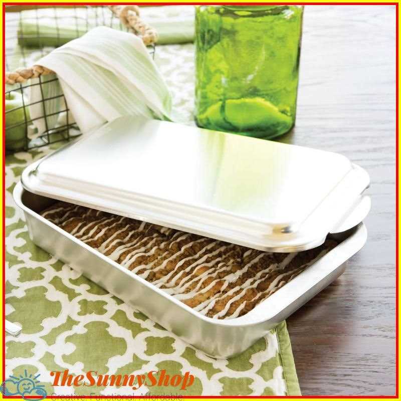 Nordic Ware Classic Metal 9×13 Covered Cake Pan