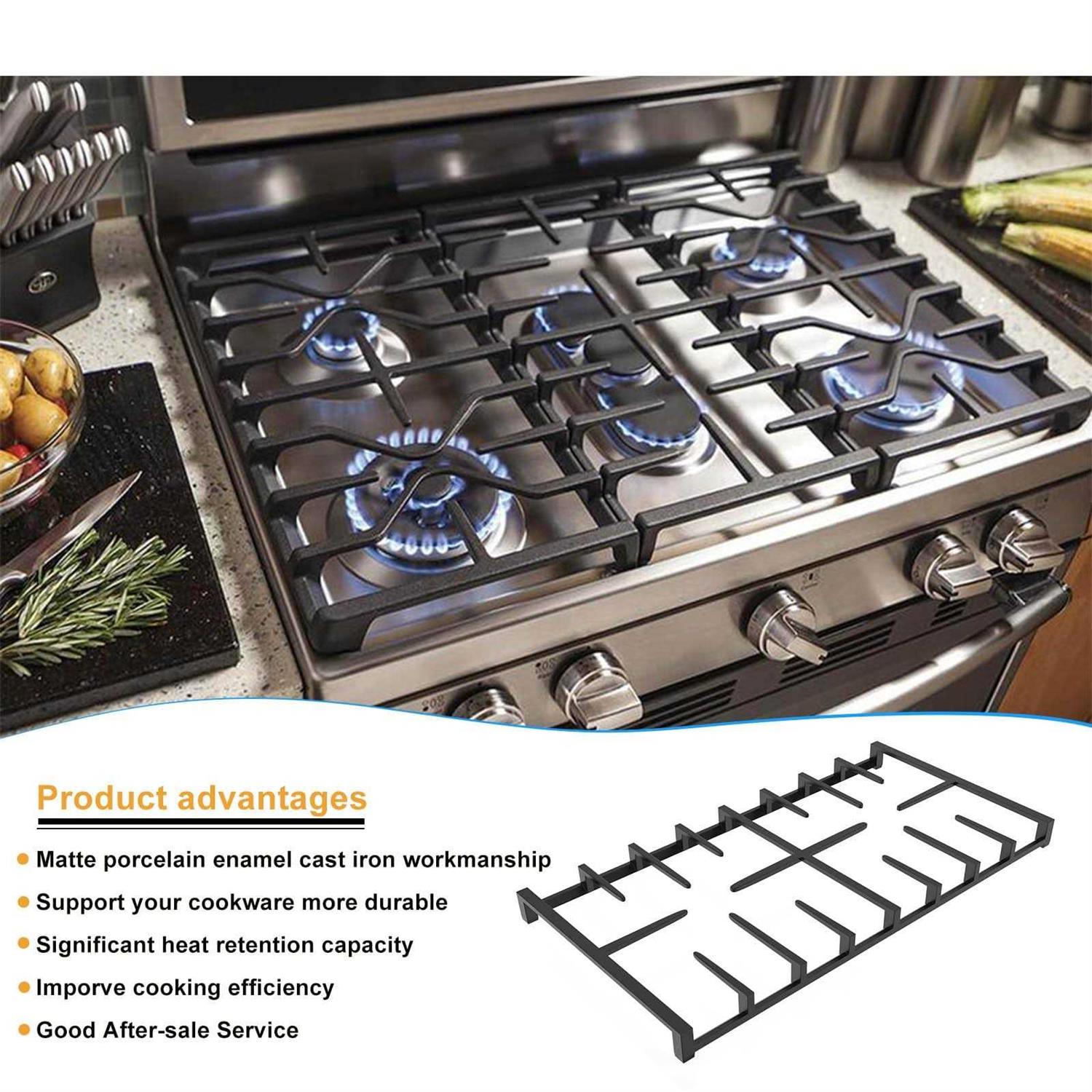 2023 Upgraded Replacement GE Gas Stove WB31X27150 Center Grate Stove Griddle for GE WB31X24737