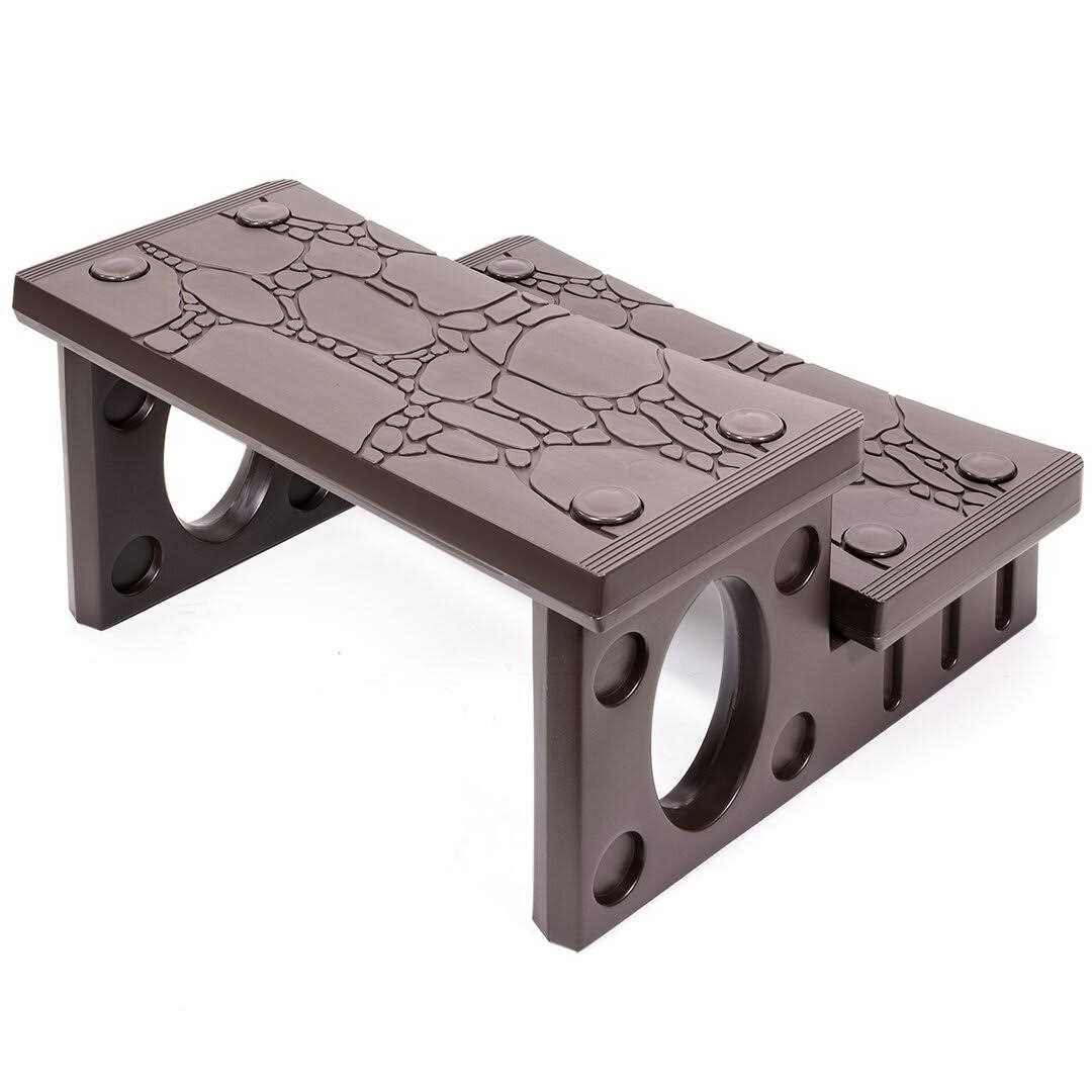 XtremepowerUS Multi Purpose 2-Step Spa Hot Tub Pool RV Campers Deck Steps