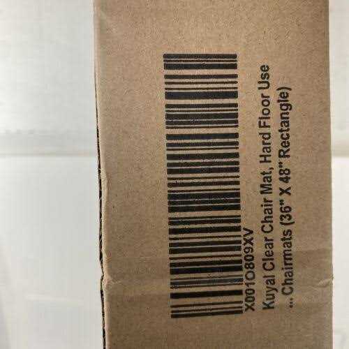 Kuyal Clear Chair Mat Hard Transparent Floor Mat Office & Home