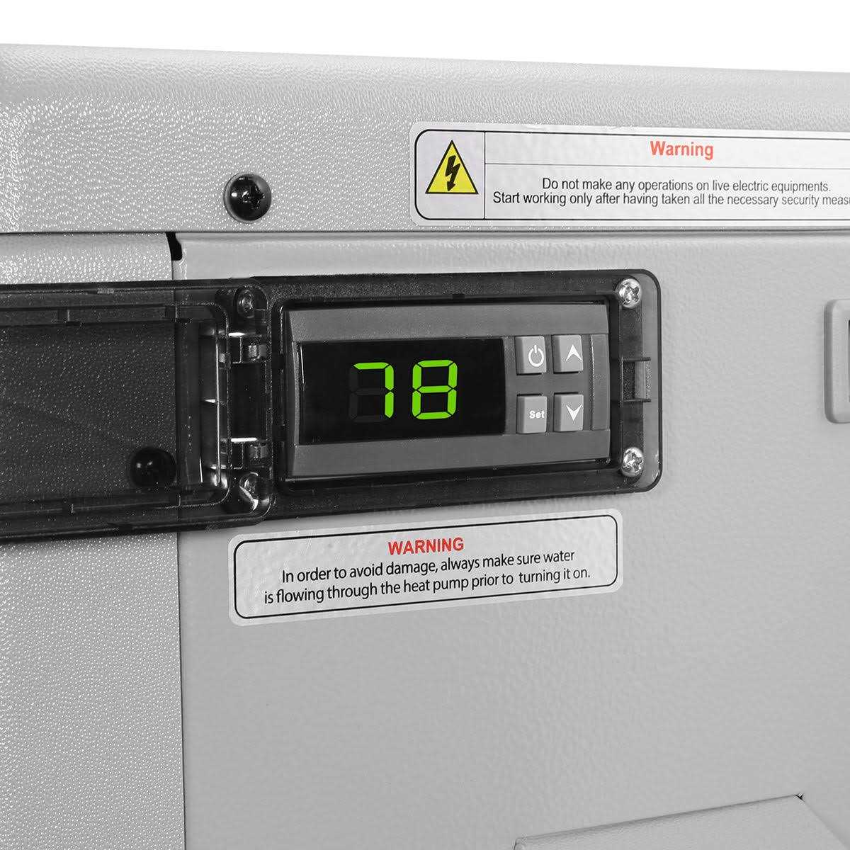 XtremepowerUS Pool Heater for Above Ground Pools Heat Pump,14500BTU/hr