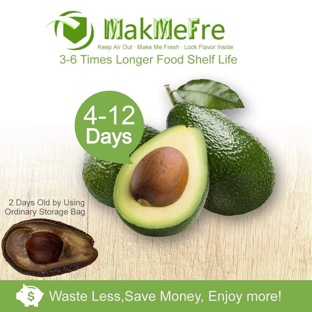 Makmefre 2 Pack 11×50 Vacuum Sealer Bags Rolls for Food