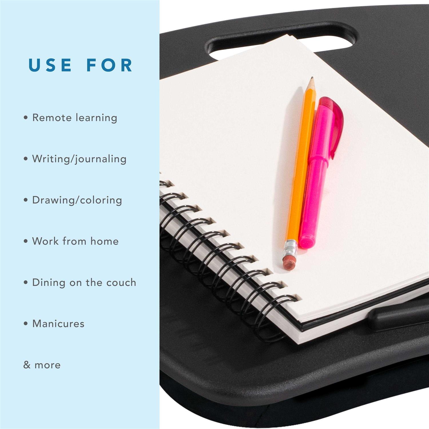 Lapgear Lap Desk, Device Ledge and Pillow