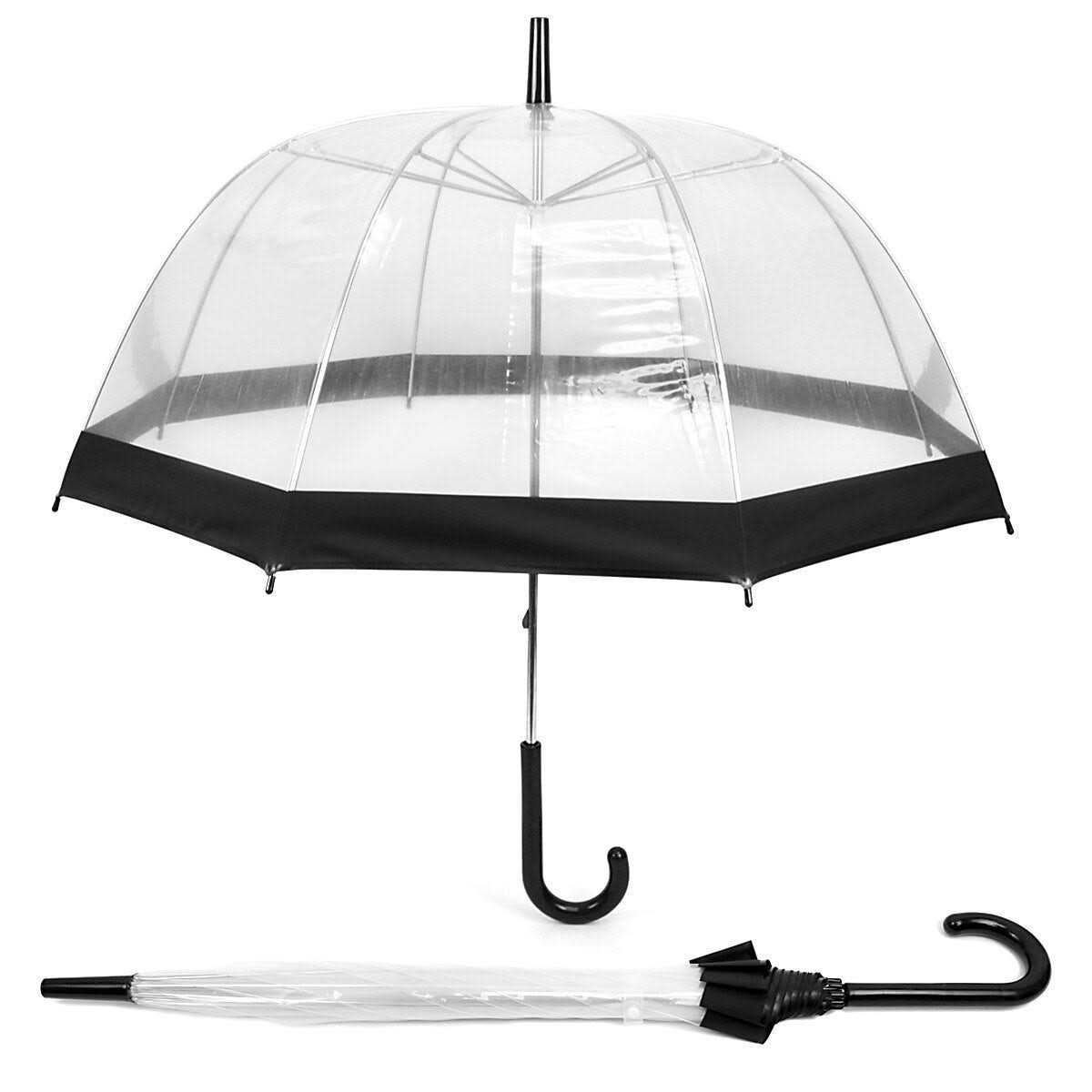 Parquet See-Thru-Bubble Wind-Resistant Premium Umbrella UC18 Clear