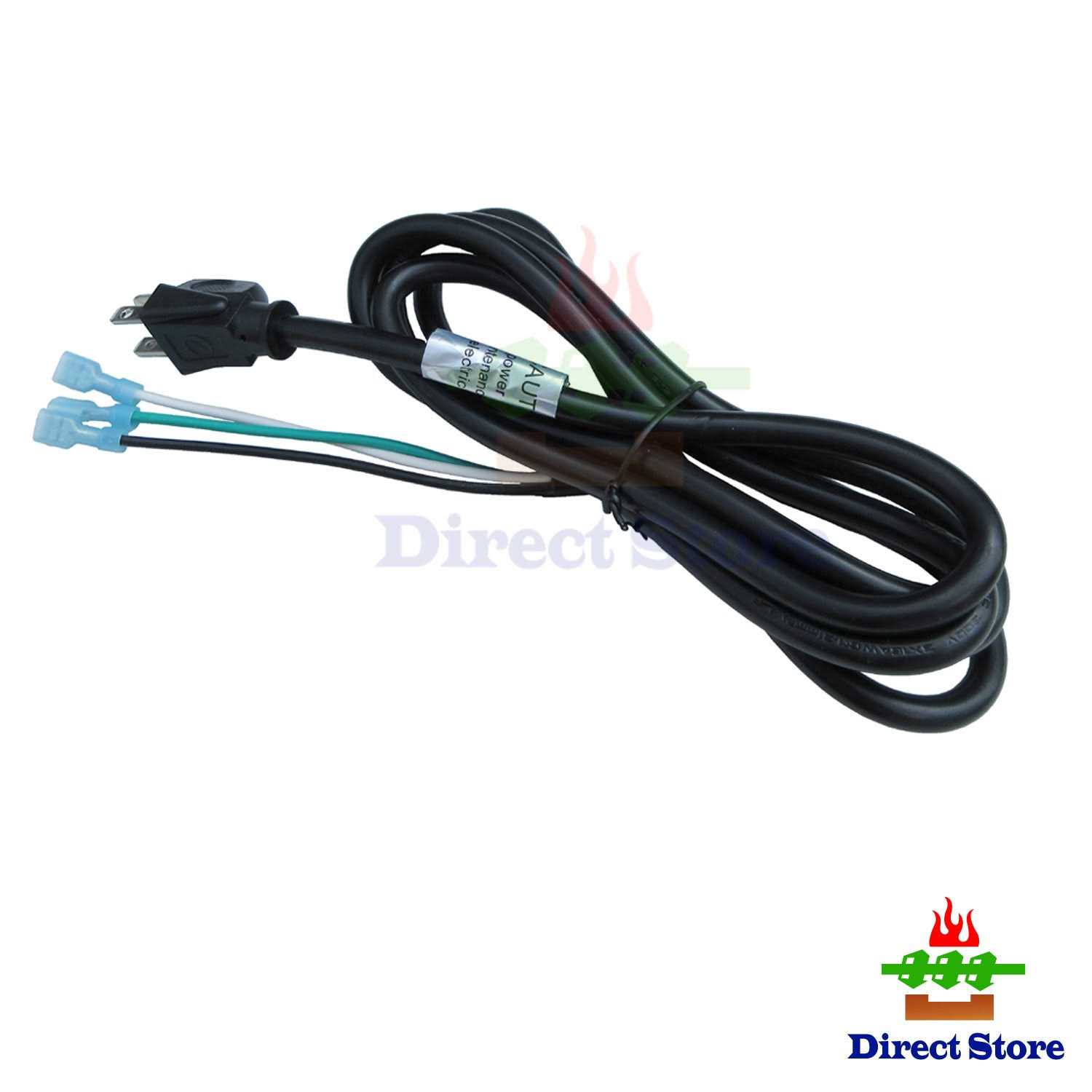 Direct Store Parts Kit DN116 GFK4 FK12 FK24 Replacement Fireplace Blower Fan with 3-prong power cord for Monessen