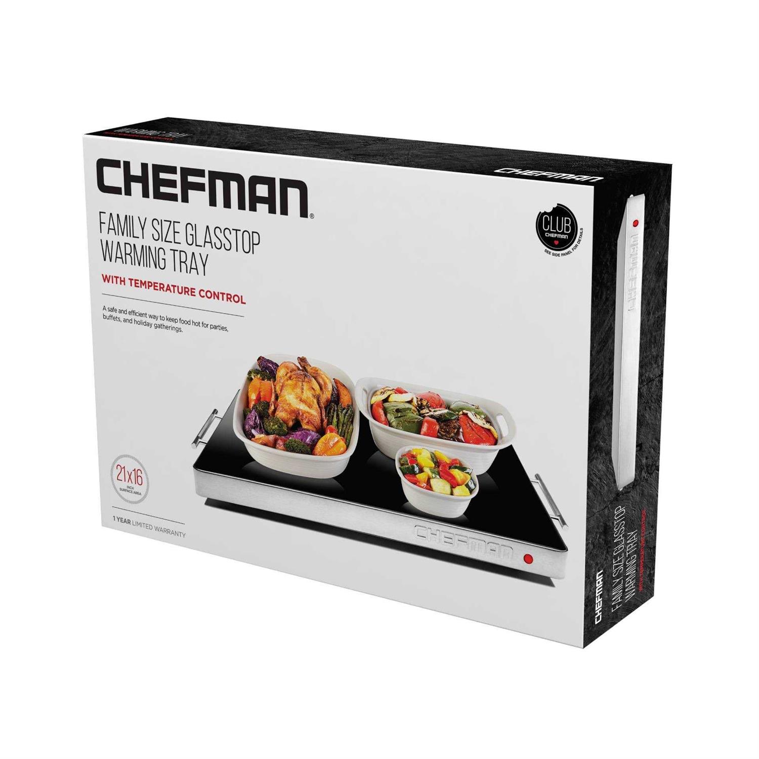Chefman Electric Warming Tray with Adjustable Temperature Control