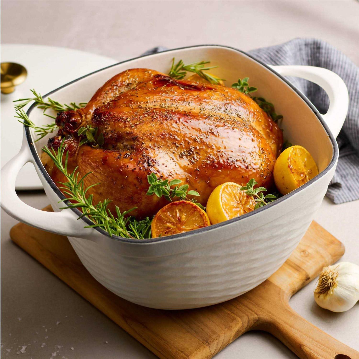 Tramontina Prisma 7 Qt Enameled Cast Iron Covered Square Dutch Oven