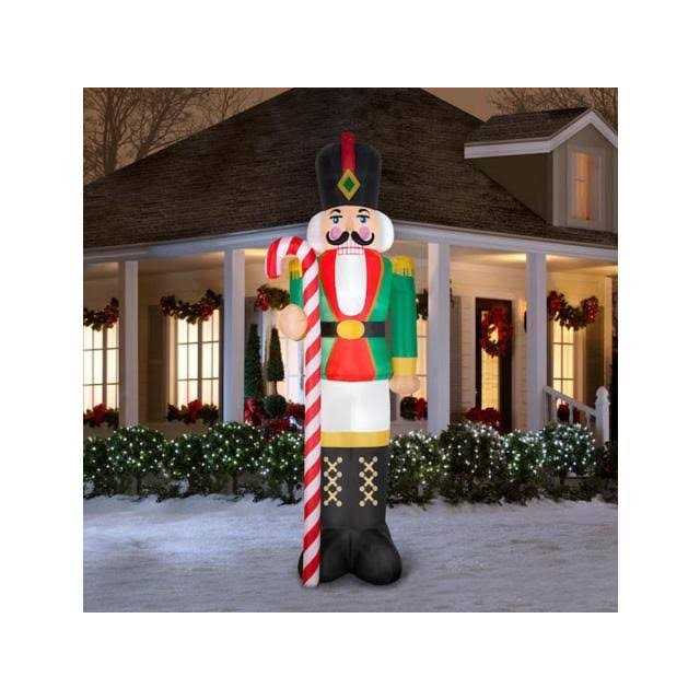 Holiday Living 12-ft Lighted Nutcracker Christmas Iatable 117615