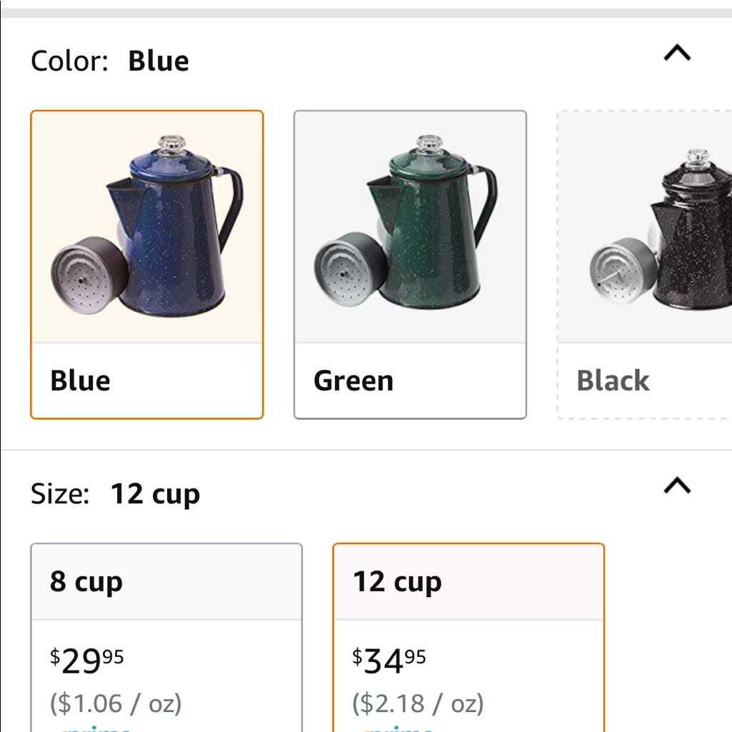 GSI Outdoors 8 Cup Percolator