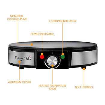 The MegaChef Nonstick Crepe and Pancake Maker Breakfast Griddle