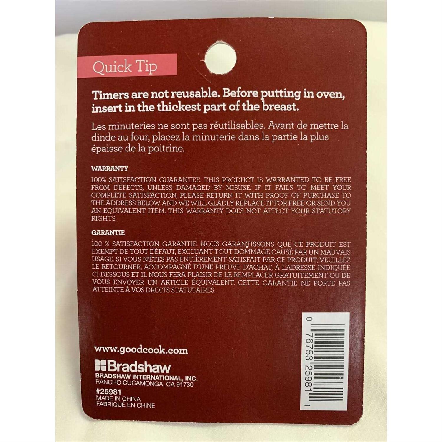 GoodCook Pop Up Turkey Timers