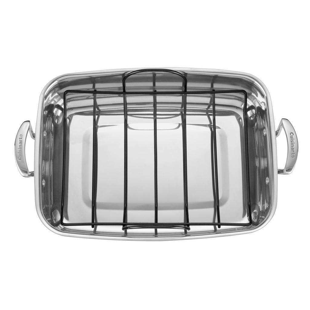 Cuisinart 15 Stainless Steel Roaster with Non-Stick Rack