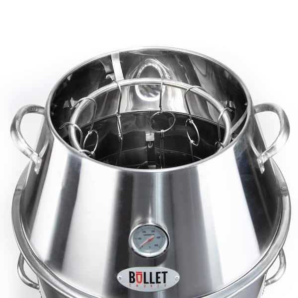 Orion Cooker Bullet Smoker Large Stainless Steel Charcoal BBQ Street Food Smoker