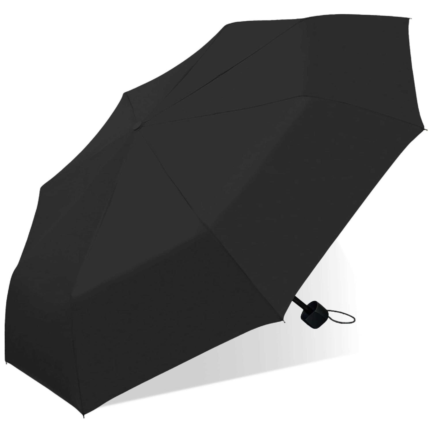 London Fog Mini Rain Umbrella Folding Umbrella, Windproof, Lightweight and Packable for Travel