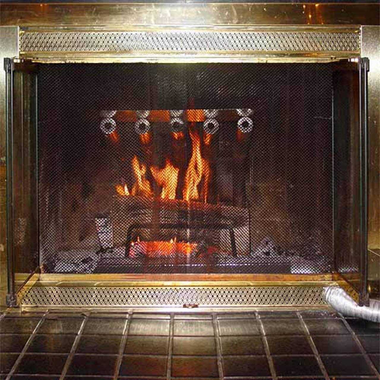 Custom Firescreen Custom Zero-Clearance Fireplace Heater Kit