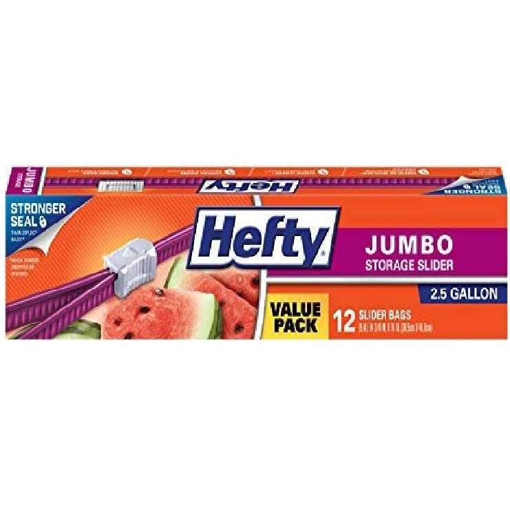 Hefty Slider Bags Storage