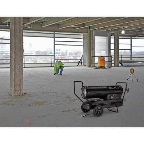 XtremepowerUS 100K BTU Kerosene/Diesel Forced Air Portable Space Heater with Automatic Shutoff and Thermostat
