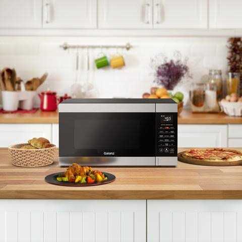 Galanz Stainless Steel Air Fry Microwave Oven With Sensor Cook