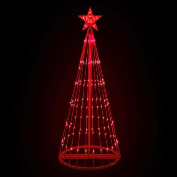 Wintergreen Lighting 14-Function LED Light Show Cone Christmas Tree