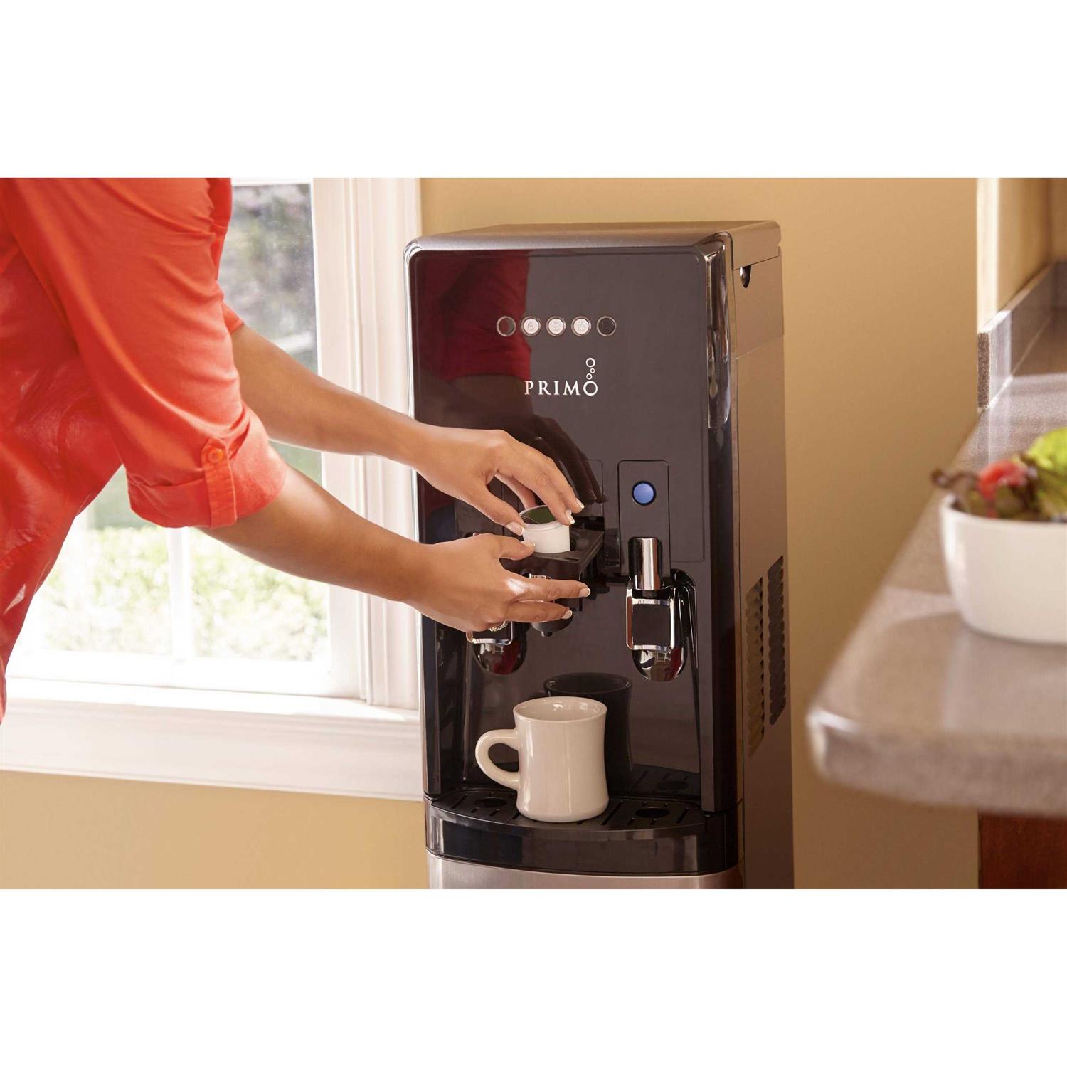 Primo Htrio Bottom Loading Water Dispenser with Single Serve Brewing