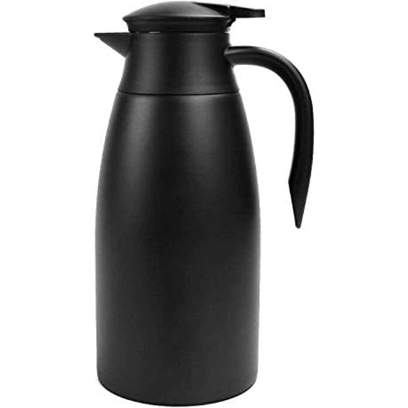 GearRoot 68oz Coffee Carafe Airpot Insulated Coffee Thermos Urn Stainless Steel Vacuum Thermal Pot Flask for Coffee