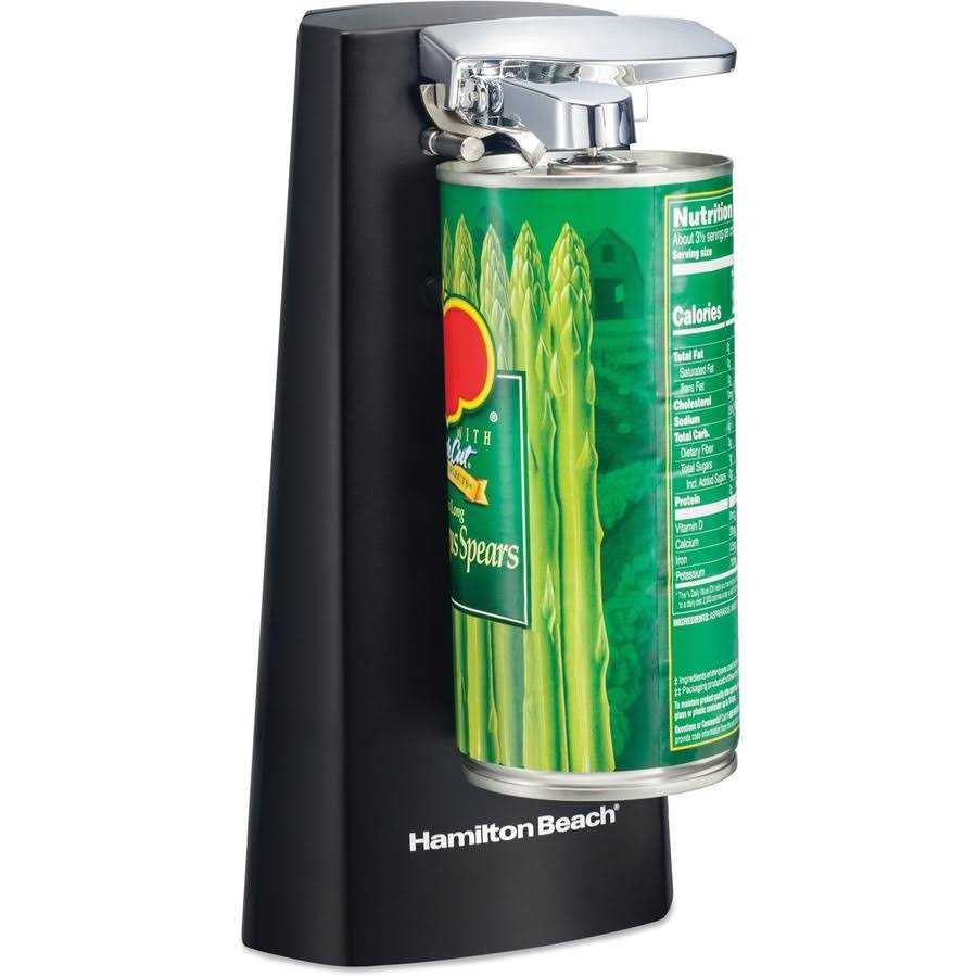 Hamilton Beach Black Electric Can Opener