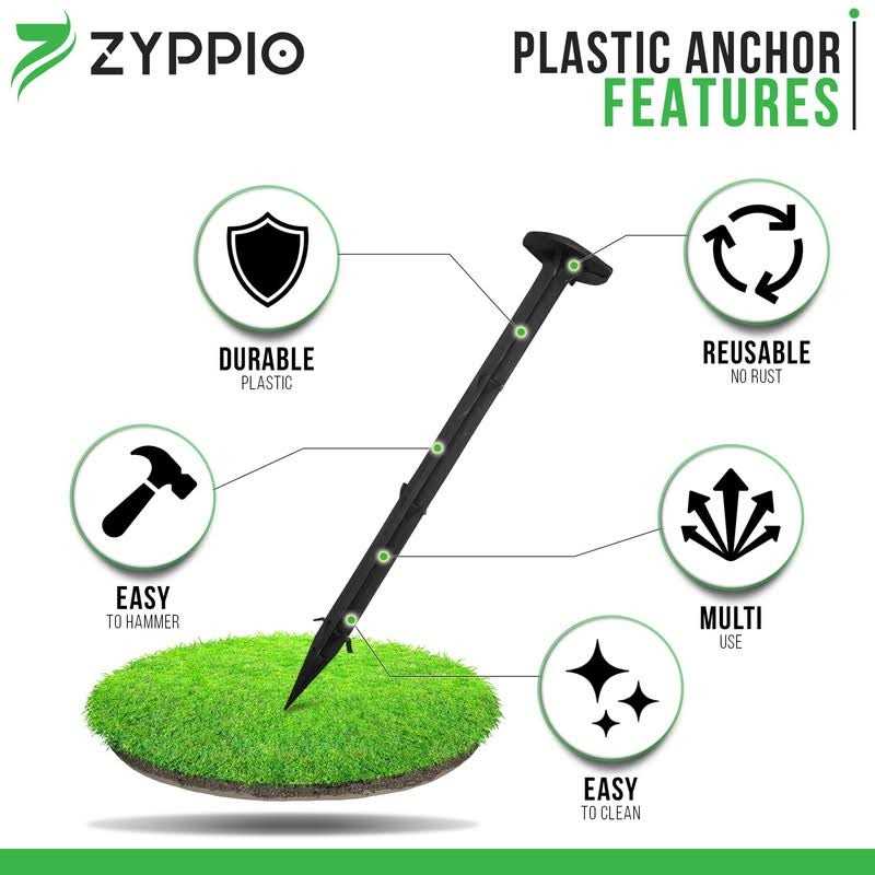 Zyppio Black Rubber Mulch Border for Landscaping Roll, Natural-Looking Permanent Garden Barrier for Plants, Vegetables, and Flowers