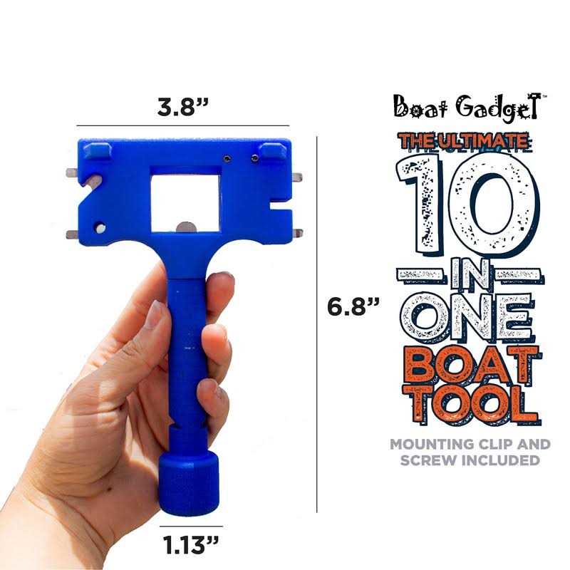 Boat Gadget This 10-in-1 Boat Tool Includes Beer and Wine Bottle Opener