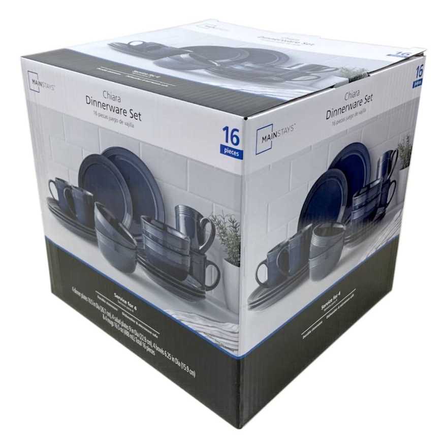 Mainstays Chiara 16-Piece Stoneware