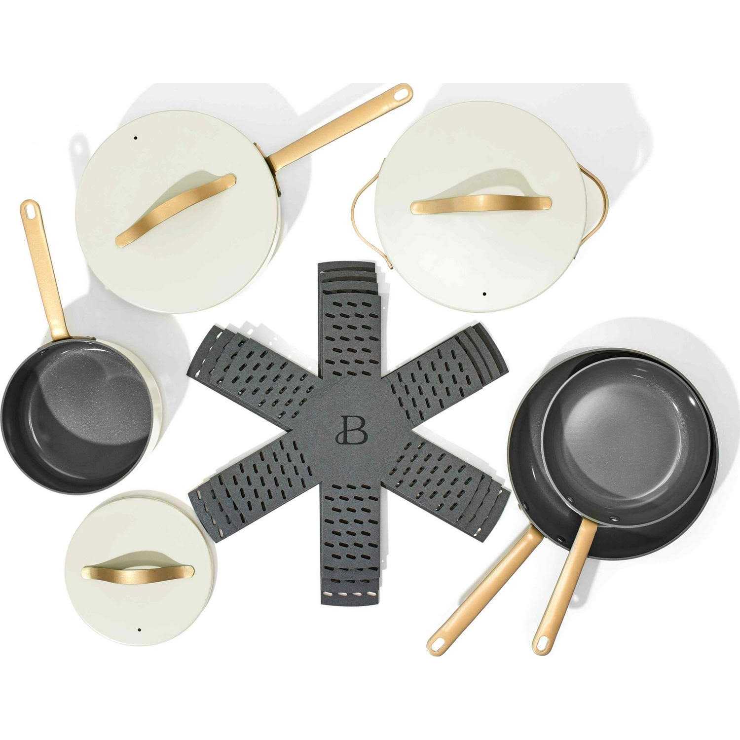 Beautiful 12pc Ceramic Non-Stick Cookware Set