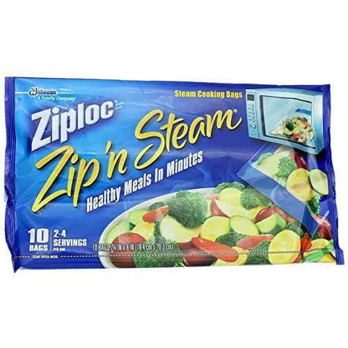 Ziploc Zip’N Steam Cooking Bags