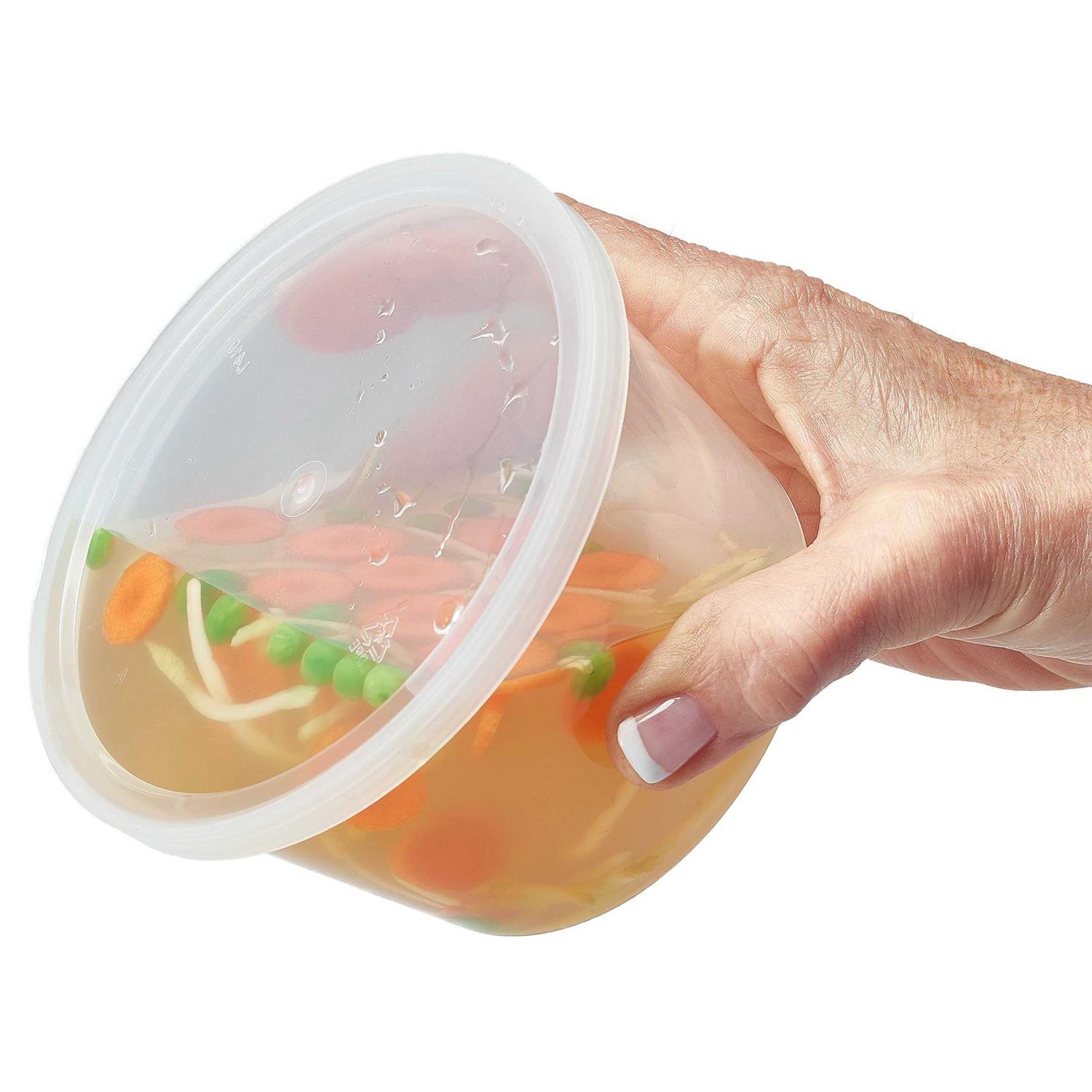 Durahome Deli Containers with Lids Food Storage Leakproof