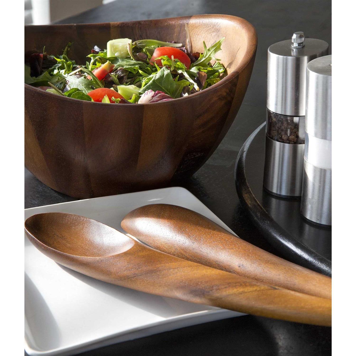 Nambe Harmony 3 Piece Salad Set